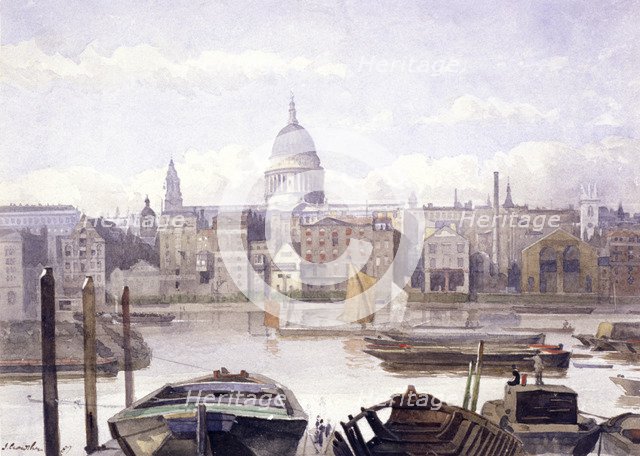 St Paul's Cathedral, London, 1887. Artist: John Crowther