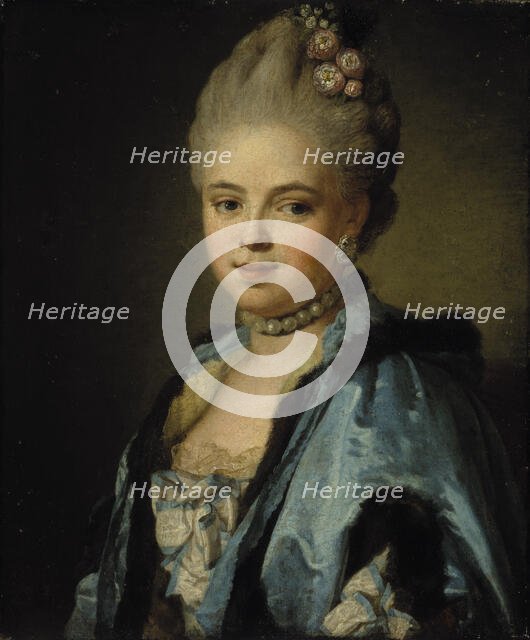 Portrait of a Lady, c1770. Creator: Lorens Pasch the Younger.