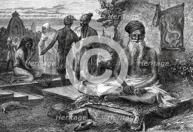 Joghi Wallahs at Benares, from a sketch by one of our special artists, 1876. Creator: Unknown.
