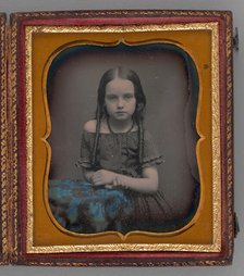 Untitled (Portrait of a Girl), 1855. Creator: Unknown.
