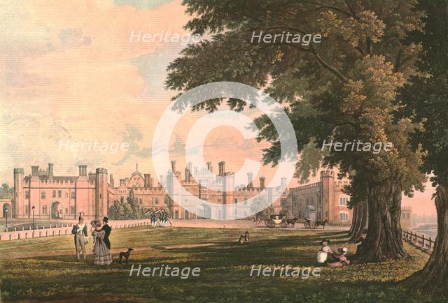 Hampton Court Palace, c1827.  Creator: Henry Bryan Ziegler.