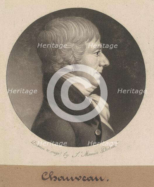 Joseph Anthony Chaveau, 1801. Creator: Charles Balthazar Julien Févret de Saint-Mémin.