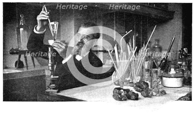 Henri Moissan, French chemist, c1900. Artist: Unknown