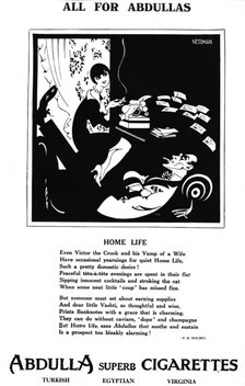 'All for Abdullas - Home Life', 1927. Artist: Unknown.
