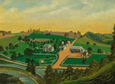 View of Benjamin Reber's Farm, 1872. Creator: Charles C. Hofmann.
