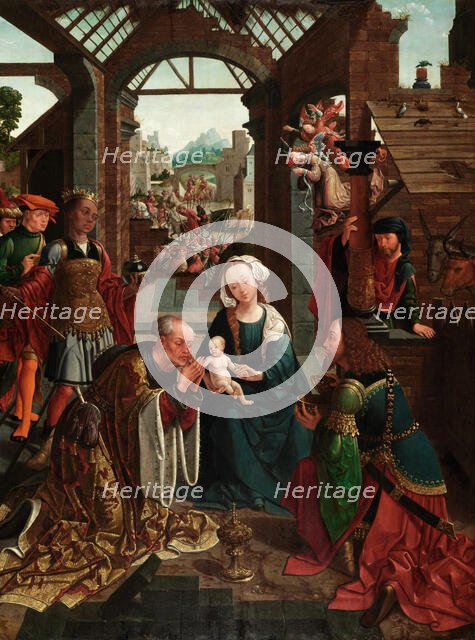 The Adoration of the Kings, c1512. Creator: Jacob Cornelisz. van Oostsanen.