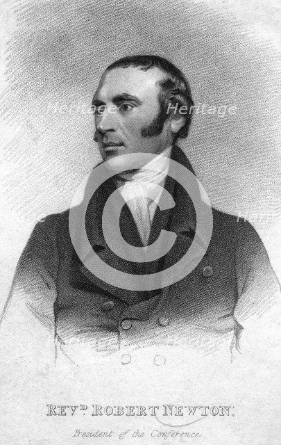 Reverend Robert Newton, Wesleyan Methodist minister. Artist: Unknown