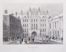 Guildhall, London, 1855. Artist: S Lacey