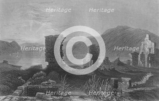 'View of the Ruins of Fort Ticonderoga', 1859. Artist: Thomas Abiel Prior.