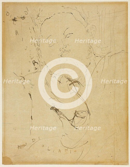 Diego Rivera, 1915. Creator: Amadeo Modigliani.