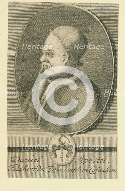 Hetman Danylo Apostol (1654-1734). Artist: Bernigeroth, Martin (1670-1733)