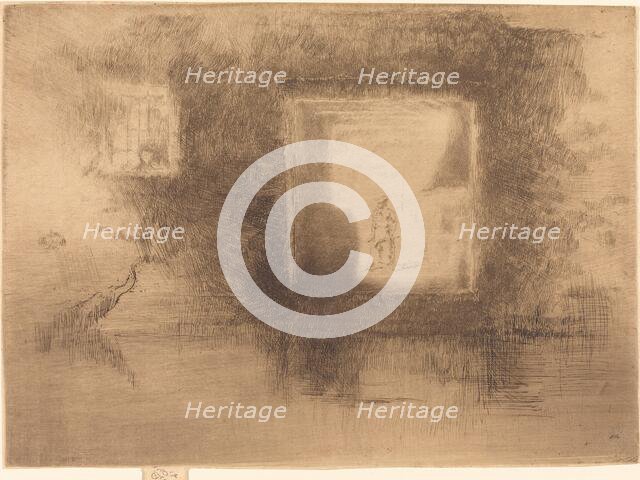 Nocturne: Furnace, 1880. Creator: James Abbott McNeill Whistler.