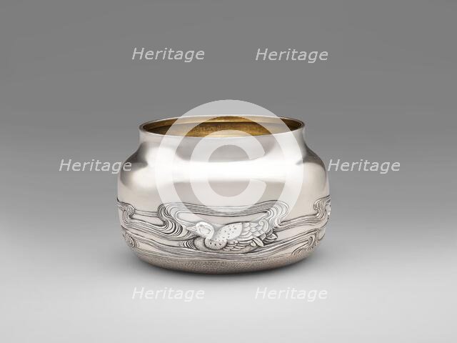 Waste bowl, 1881. Creators: Dominick and Haff, Giles Brothers and Company.