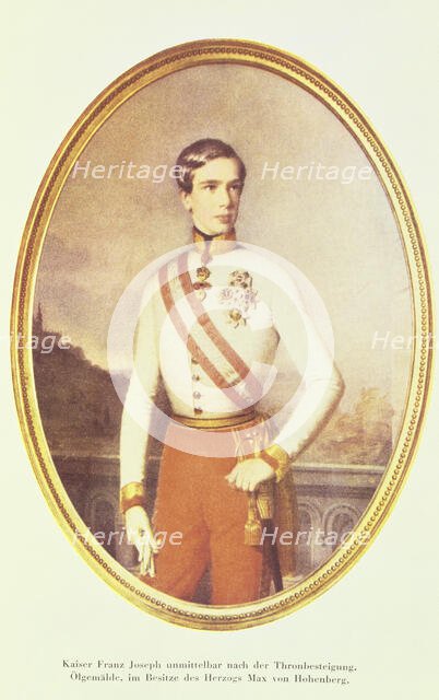 Franz Josef I, 1848, (1951).  Creator: Unknown.