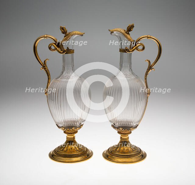 Pair of Ewers, Saint Petersburg, 1896/1908. Creator: Fabergé Workshop.