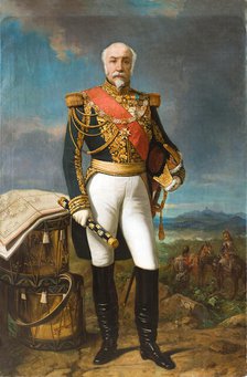 Auguste Regnaud de Saint-Jean d'Angély (1794-1870), Marshal of France, 1860. Creator: Larivière, Charles-Philippe (1798-1876).