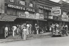 Saturday afternoon- San Augustine, Texas, 1939. Creator: Russell Lee.