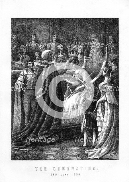The Coronation of Queen Victoria, Westminster Abbey, London, 28th June 1838, (1899). Artist: Unknown