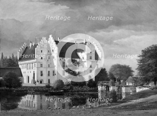 The main building at Gisselfeld Monastery, 1834-1839. Creator: Carl Vilhelm Marius Jensen.