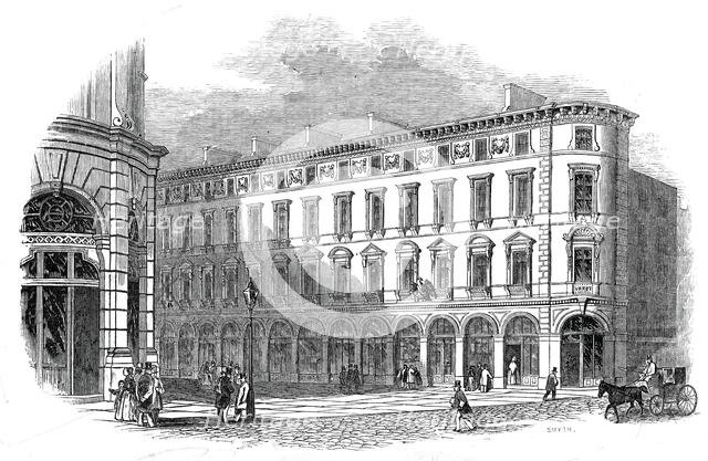 Royal Exchange Buildings, 1845. Creator: Smyth.