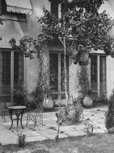 Courtyard, New Orleans or Charleston, South Carolina, between 1920 and 1926. Creator: Arnold Genthe.