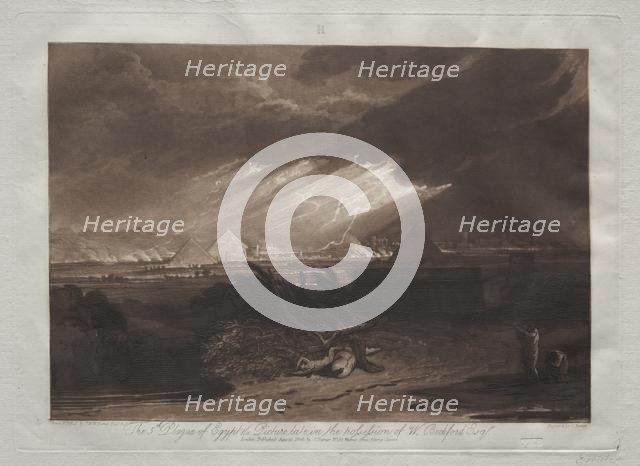 Liber Studiorum: The Fifth Plague of Egypt. Creator: Joseph Mallord William Turner (British, 1775-1851).