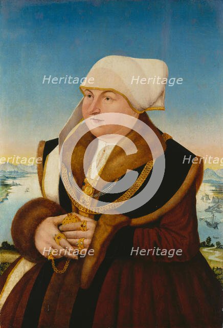 Portrait of a Lady from the Stralenberg Family (?), c1545. Creator: Conrad Faber von Creuznach.