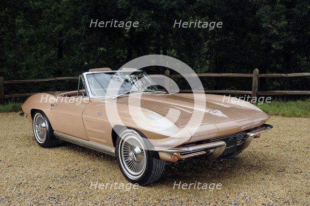 Chevrolet Corvette Stingray convertible 1964. Artist: Simon Clay.