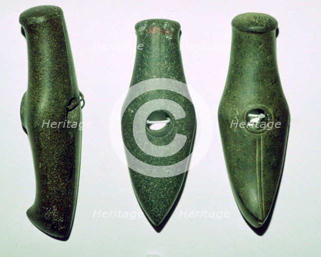Neolithic stone axes. Artist: Unknown
