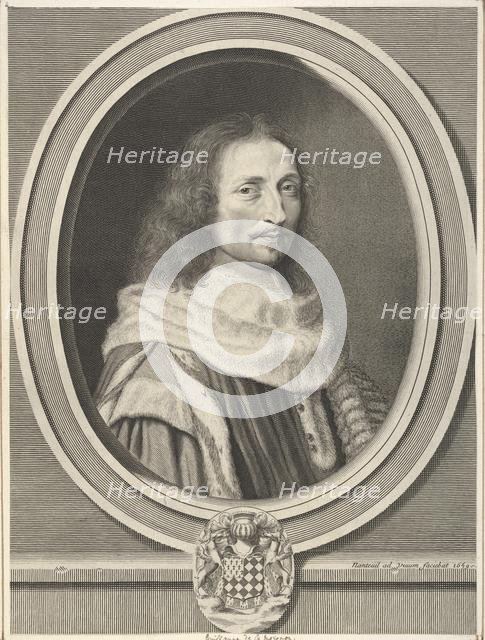 Guillaume de Lamoignon, 1659. Creator: Robert Nanteuil.