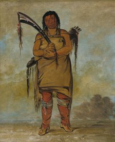 Wáh-chees, a Brave, 1835 or 1836. Creator: George Catlin.