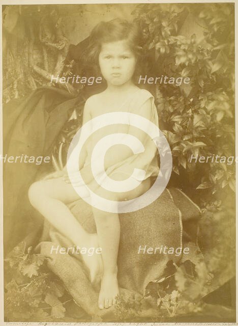 George Duckworth (Study for the Infant Saint John), 1872. Creator: Julia Margaret Cameron.