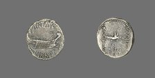 Denarius (Coin) Depicting a Galley, 32-31 BCE. Creator: Unknown.