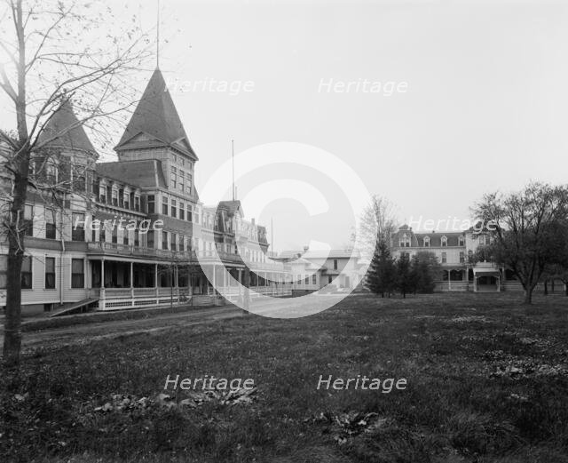 Hotel Egnew and bath house, Mt. Clemens, between 1880 and 1899. Creator: Unknown.
