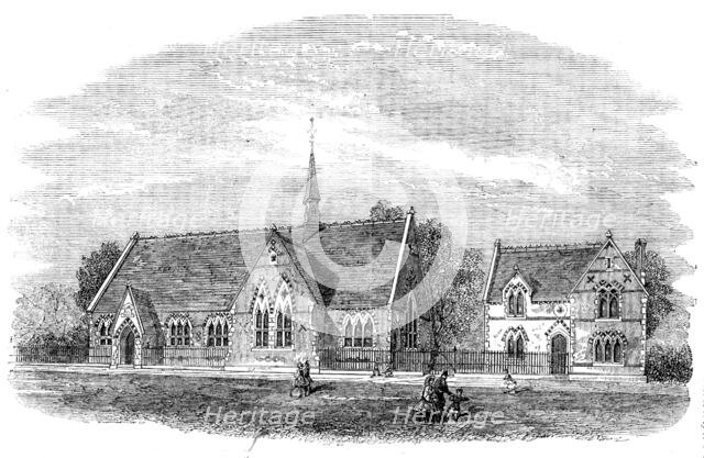 New Wesleyan schools at Blackburn, Lancashire, 1862. Creator: Unknown.