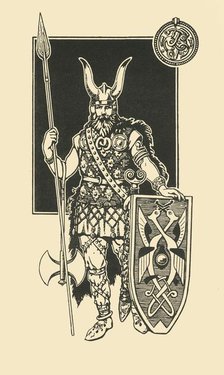 'A Scandinavian of the Varangian Guard', 1924. Creator: Herbert Norris.