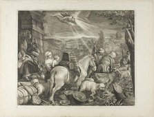 Abraham's Arrival at Sichem, n.d. Creator: Cornelis de Visscher.