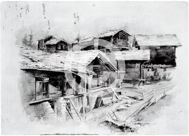 Shacks, 1899. Creator: Louis Michel Eilshemius.