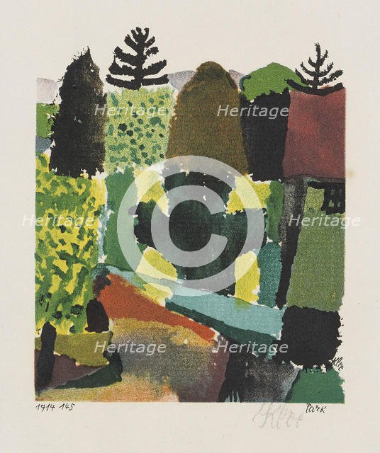 Park, 1914. Creator: Klee, Paul (1879-1940).