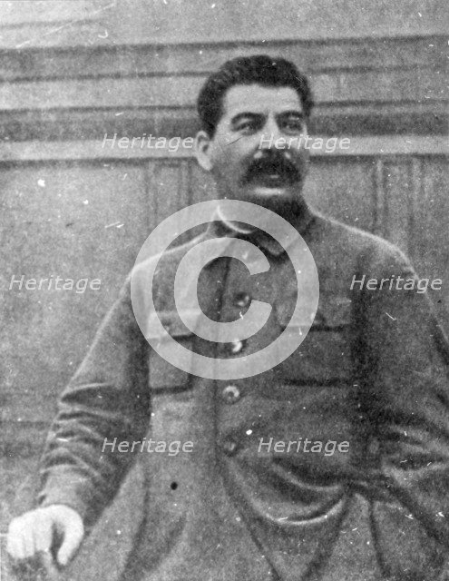 Josef Stalin, Georgian-born Soviet communist revolutionary and leader, 1930s. Artist: Unknown