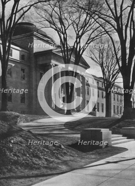 Detail of main facade - Hartford Fire Insurance Building, Hartford, Connecticut, 1922. Artist: Unknown.