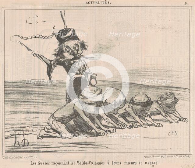 Les facconnant les Moldo-Valaques ..., 19th century. Creator: Honore Daumier.