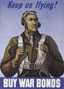 Keep us flying! Buy War Bonds, ca.1940 - 1945. Creator: Unknown.