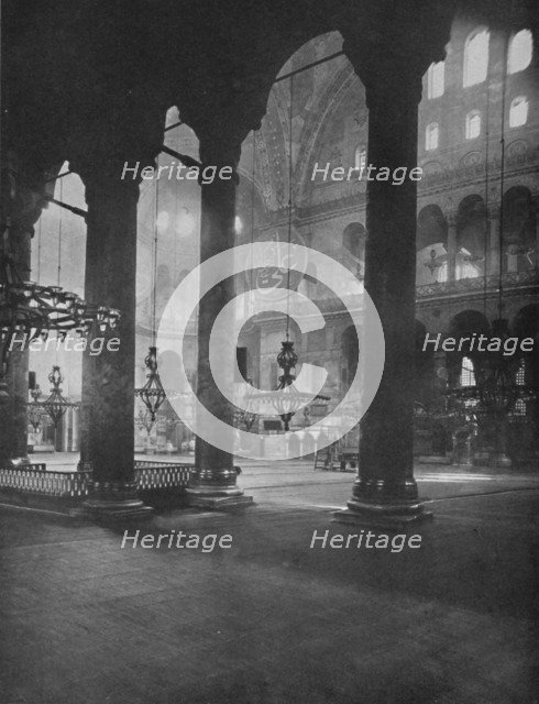 'Interior of Santa Sophia', 1913. Artist: Unknown.