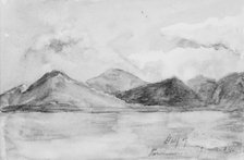 Gulf of Corinth (from Sketchbook), 1904. Creator: Mary Newbold Sargent.