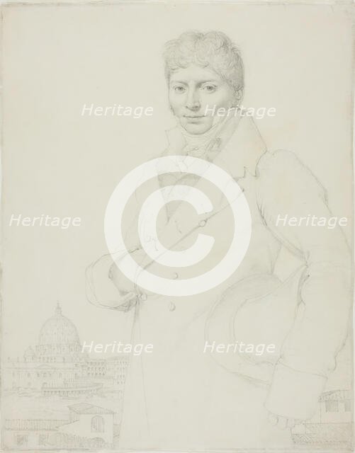 Portrait of Jean-Louis Robin, c. 1810. Creator: Jean-Auguste-Dominique Ingres.