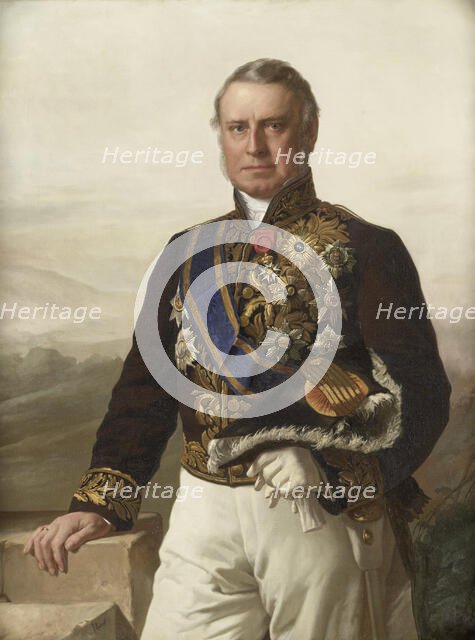 Charles Ferdinand Pahud (1803-73). Gouverneur-generaal (1855-61), 1863-1868. Creator: Jacob Spoel.