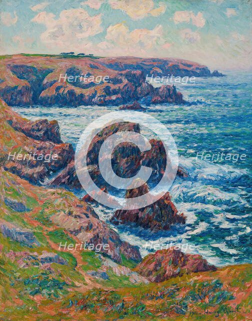La terre de Cléden, Point de Raz, Finistère, 1911. Creator: Moret, Henry (1856-1913).
