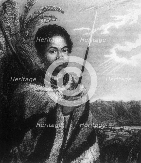 Kauikeaouli, Hawaii, 1825. Artist: Dampier