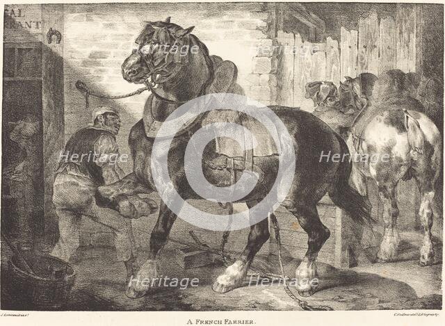 A French Farrier, 1821. Creator: Theodore Gericault.
